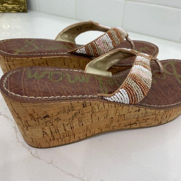 Sam Edelman sandals‎ wedge size 9M - Picture 5 of 6